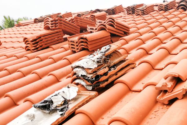 Broken Tile Replacement And Roof Repair And Restoration Job